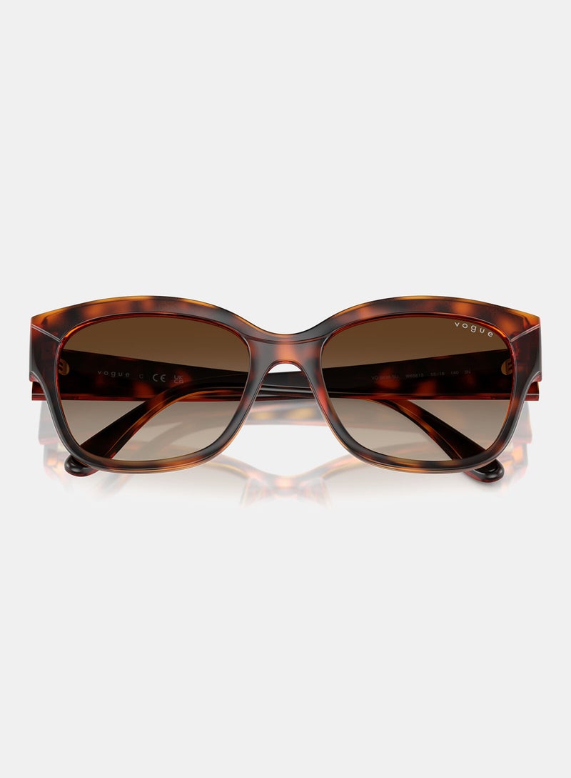 Vogue Full Rim Cat Eye Sunglasses 5638SU, 55, W656, 13 - Image 5